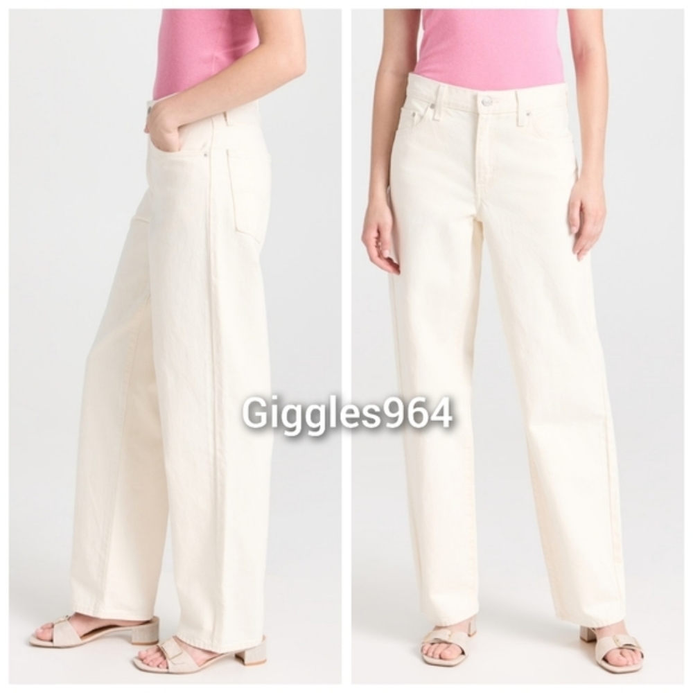 Levi's Baggy Dad Jeans Barely Freezing White - Picture 5 of 12